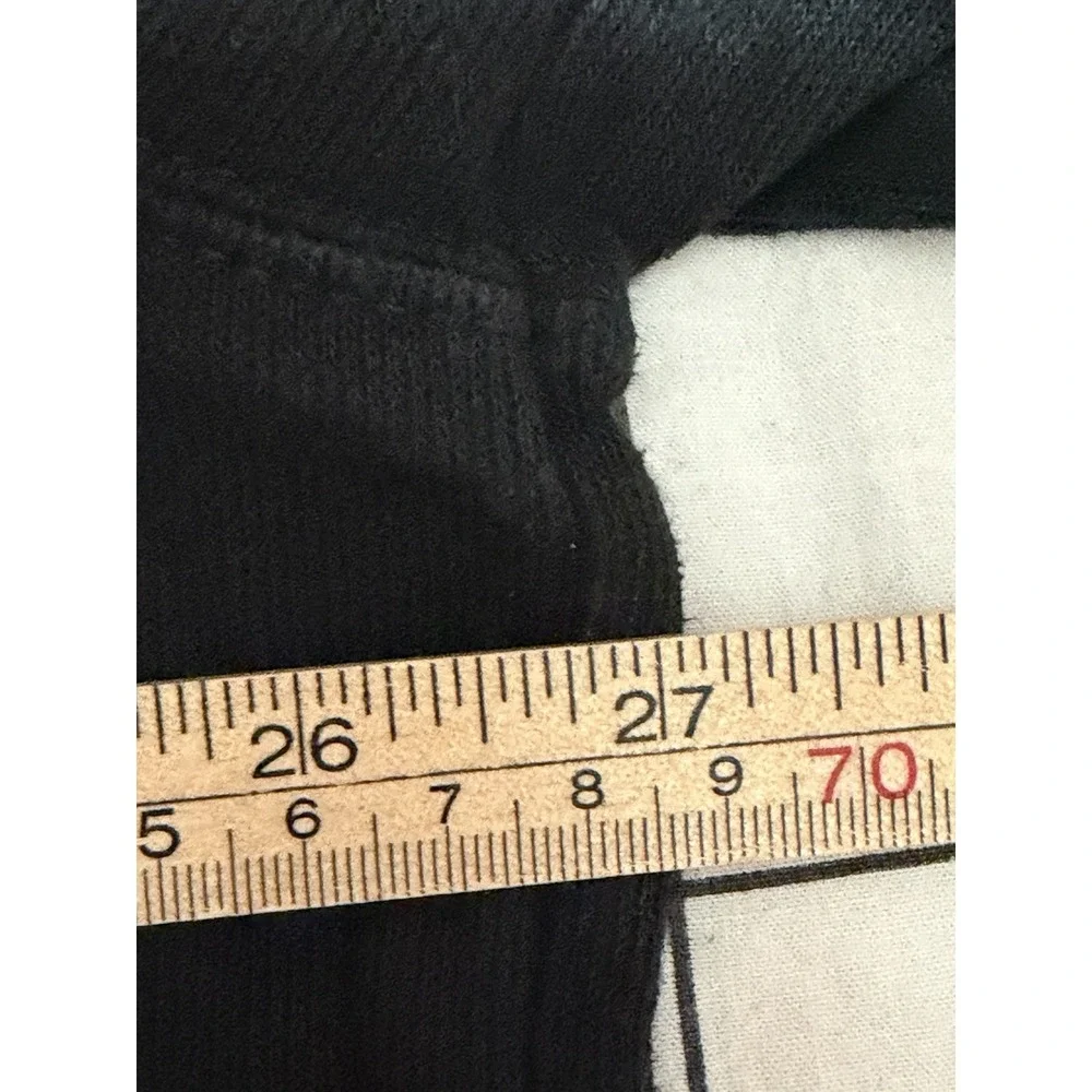 Polo Ralph Lauren Mens Black 1/4 Zip Estate Rib Knit Pullover Sweater Size XL